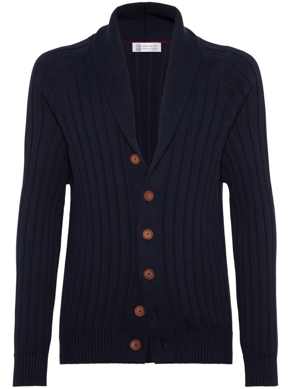 Brunello Cucinelli Cardigan mit Schalkragen - Blau von Brunello Cucinelli