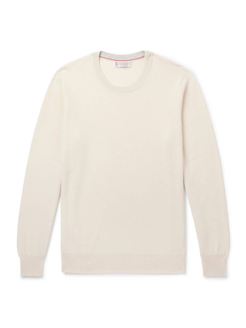 Brunello Cucinelli - Cashmere Sweater - Men - Neutrals - IT 52 von Brunello Cucinelli