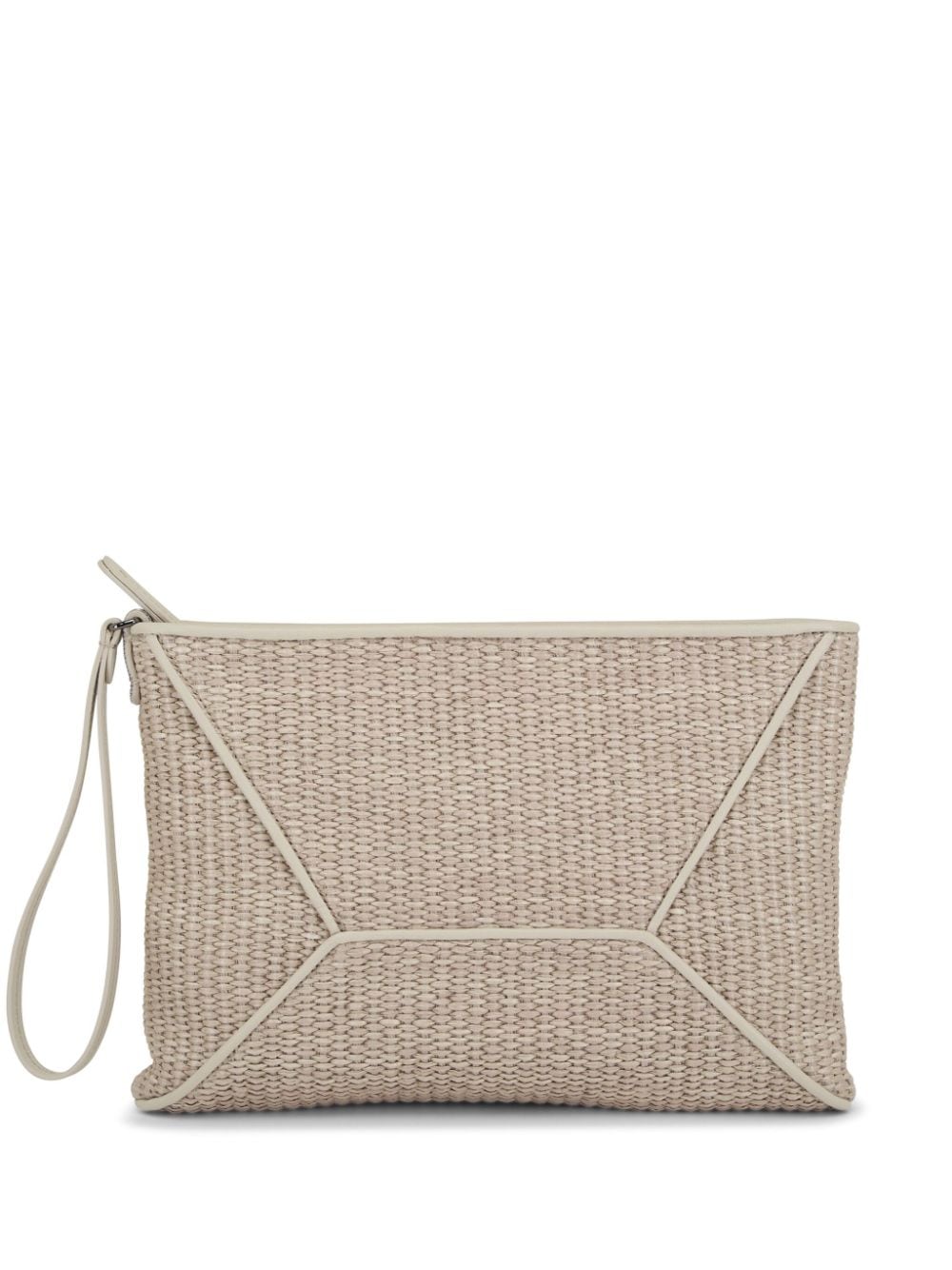 Brunello Cucinelli Clutch mit Einsätzen - Nude von Brunello Cucinelli