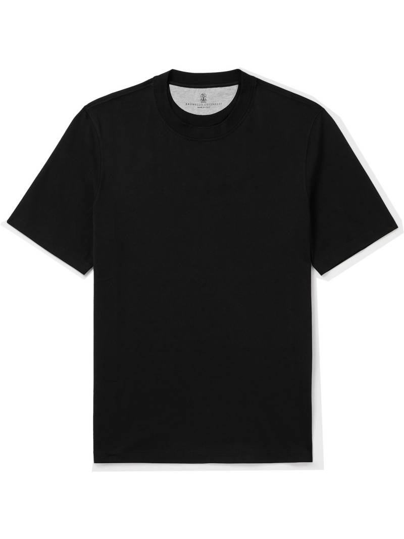 Brunello Cucinelli - Cotton-Jersey T-Shirt - Men - Black - XXS von Brunello Cucinelli