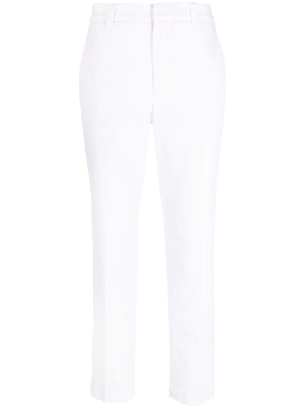 Brunello Cucinelli Cropped-Hose - Weiß von Brunello Cucinelli