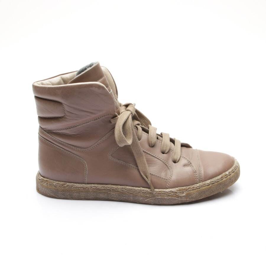 Brunello Cucinelli High-Top Sneaker EUR 39 Camel von Brunello Cucinelli