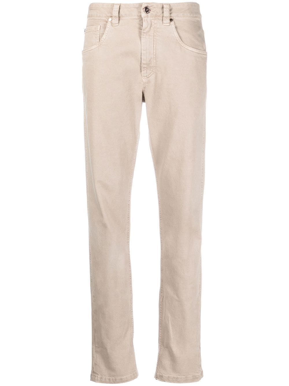 Brunello Cucinelli Hose mit Umschlag - Nude von Brunello Cucinelli