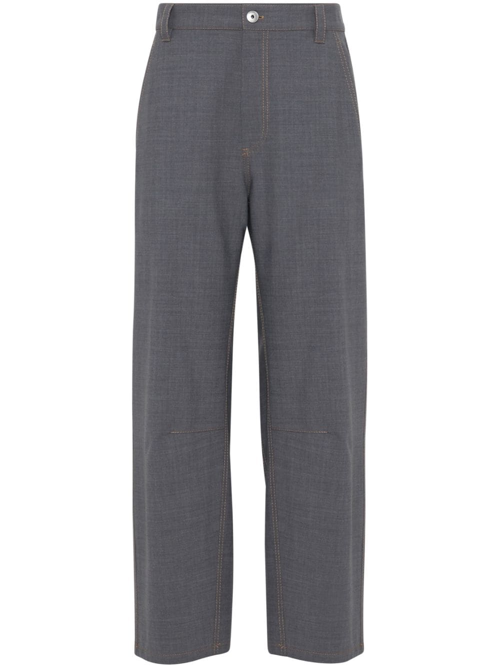 Brunello Cucinelli Hose mit meliertem Effekt - Grau von Brunello Cucinelli