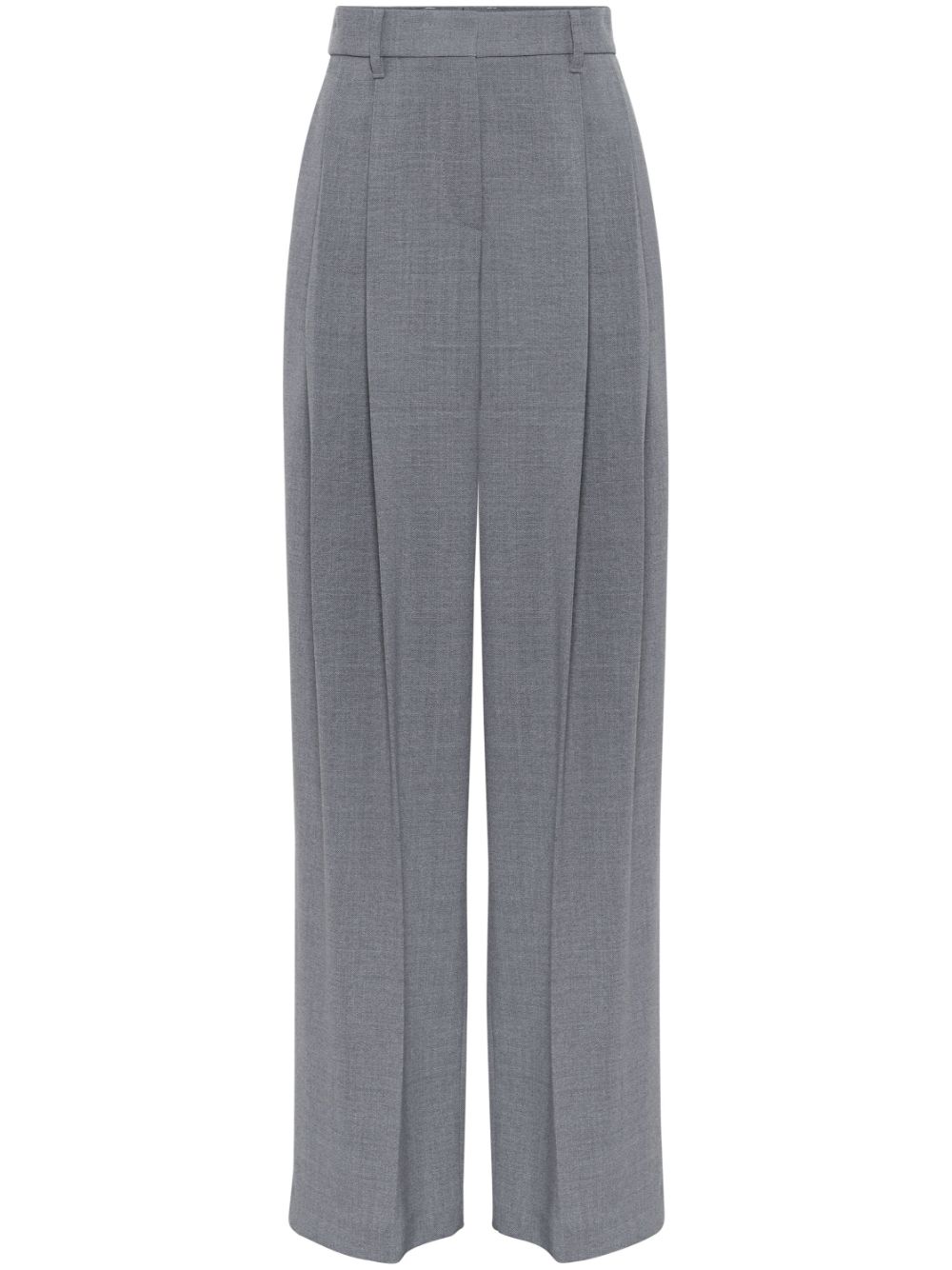 Brunello Cucinelli Hose mit weitem Bein - Grau von Brunello Cucinelli