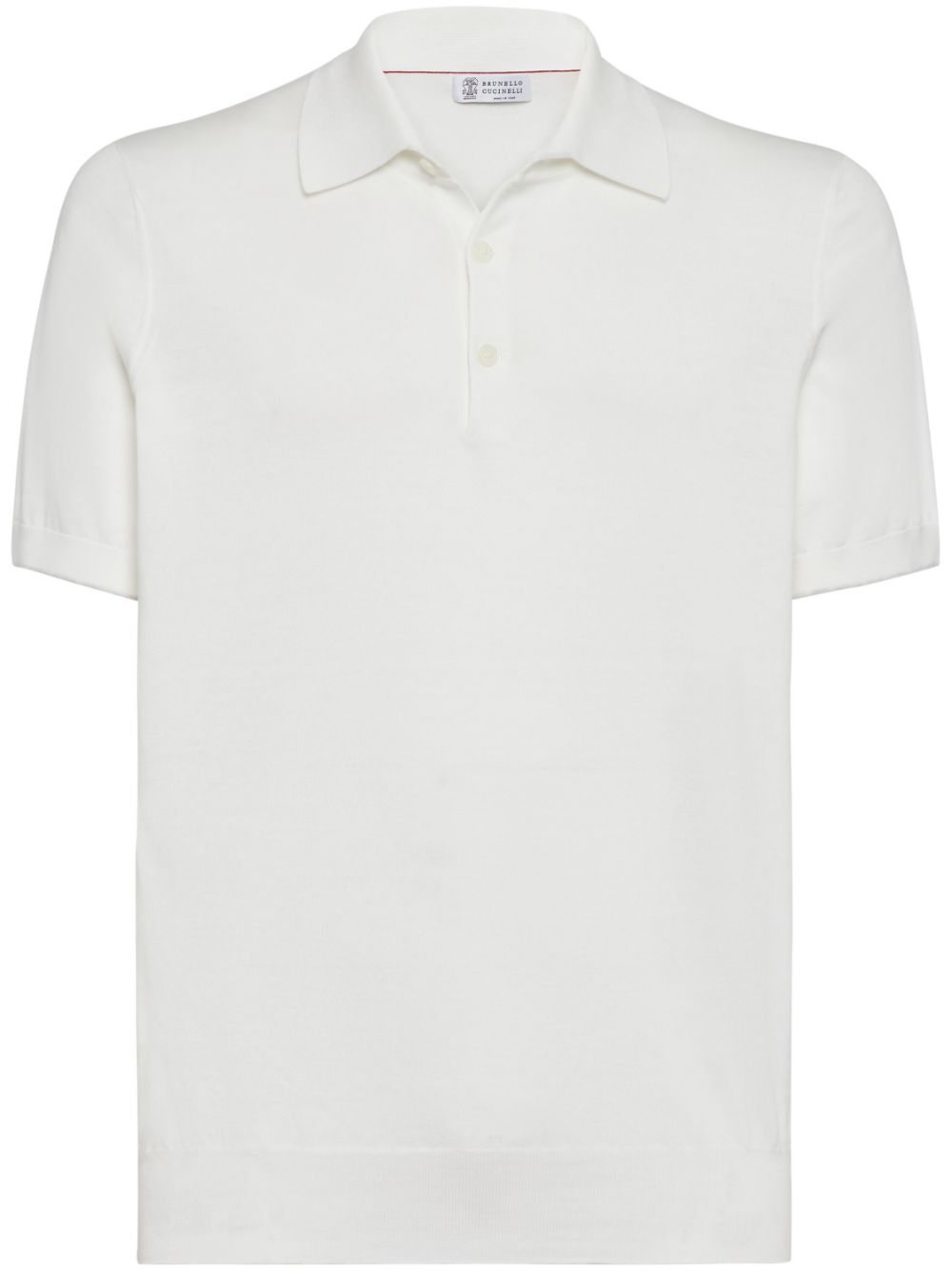 Brunello Cucinelli Klassisches Poloshirt - Weiß von Brunello Cucinelli