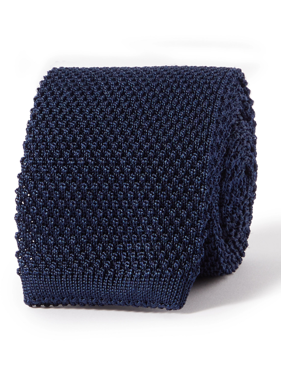 Brunello Cucinelli - 6cm Knitted Silk Tie - Men - Blue von Brunello Cucinelli