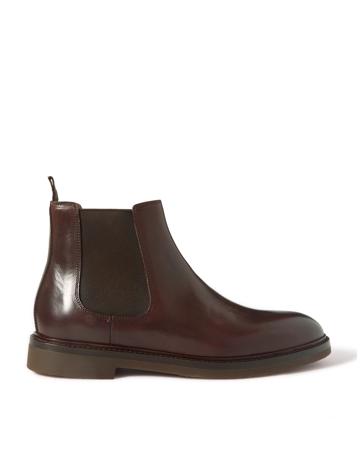 Brunello Cucinelli - Leather Chelsea Boots - Men - Brown - EU 46 von Brunello Cucinelli