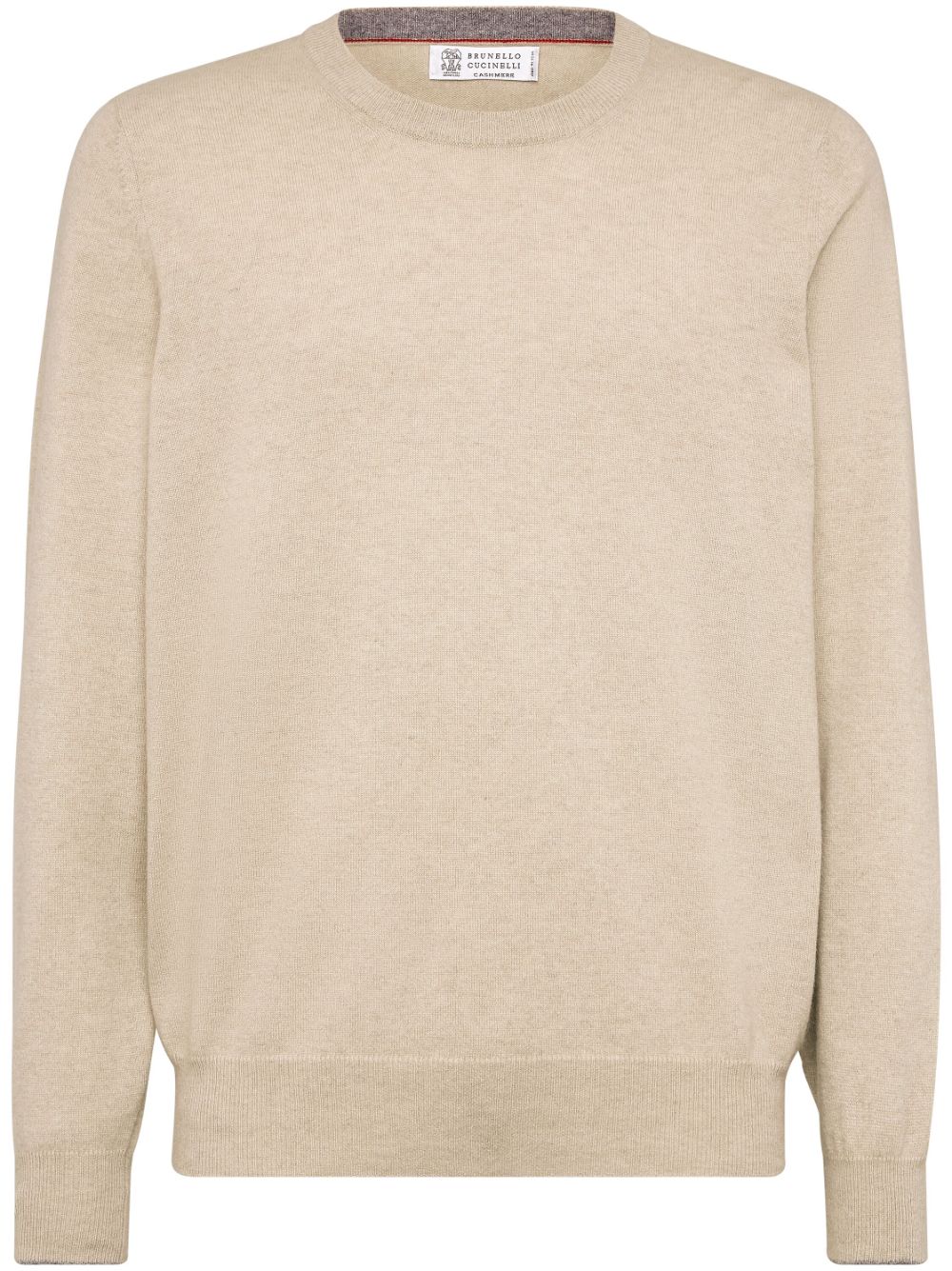 Brunello Cucinelli Pullover mit Rundhalsausschnitt - Nude von Brunello Cucinelli