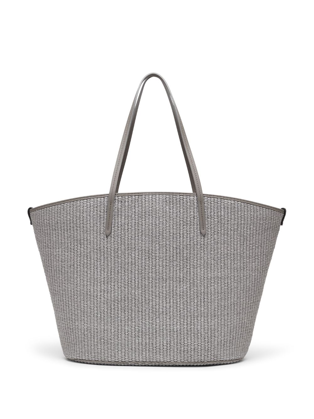 Brunello Cucinelli Shopper mit Lederbesatz - Grau von Brunello Cucinelli