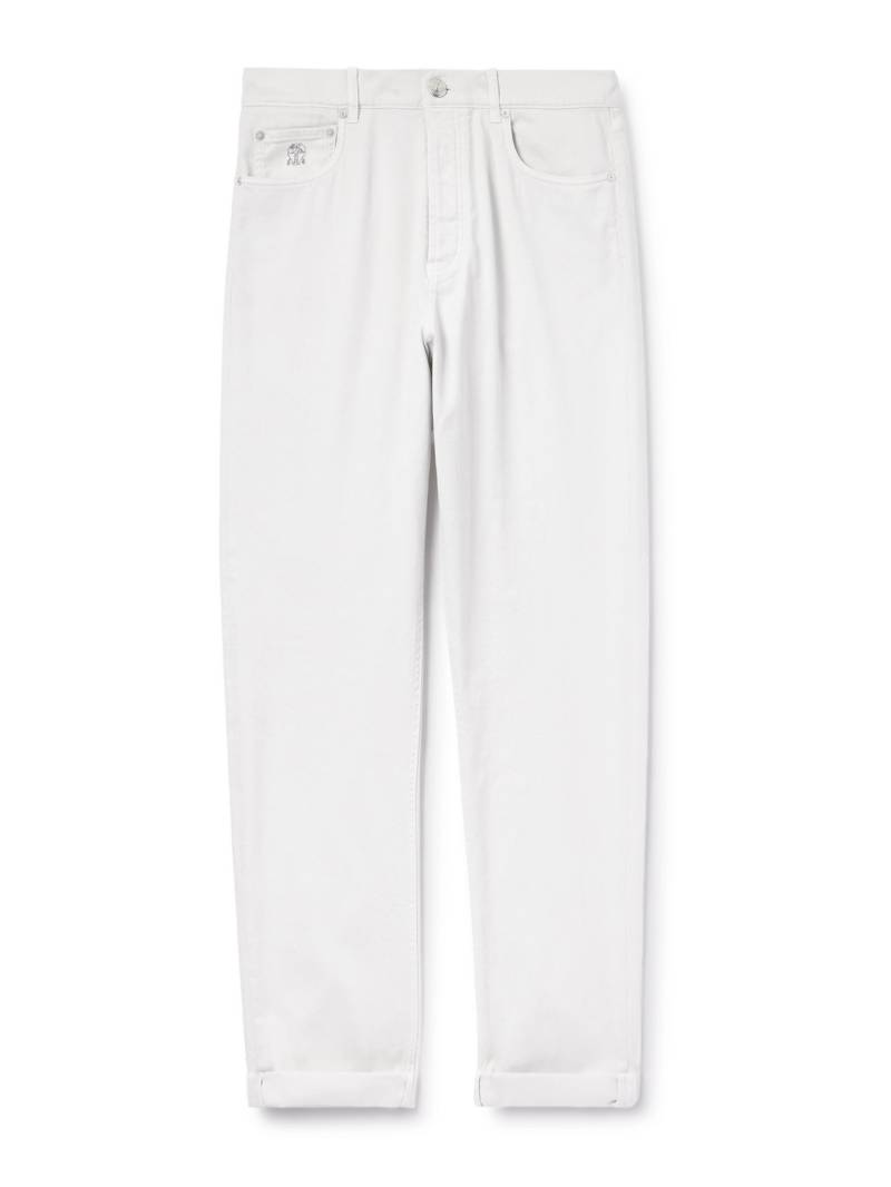 Brunello Cucinelli - Slim-Fit Jeans - Men - Neutrals - IT 60 Brunello Cucinelli - Slim-Fit Jeans - Men - Neutrals - IT 60 von Brunello Cucinelli
