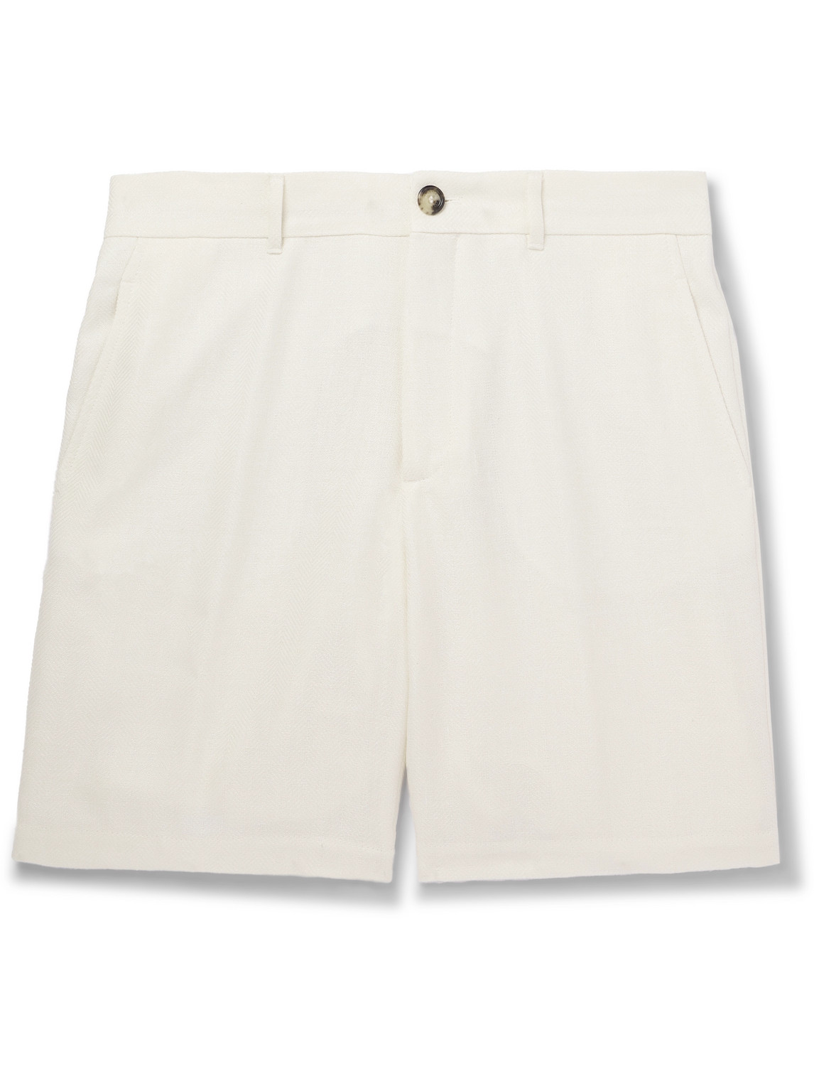 Brunello Cucinelli - Straight-Leg Linen, Silk, Wool and Cotton-Blend Bermuda Shorts - Men - Neutrals - IT 58 Brunello Cucinelli - Straight-Leg Linen, Silk, Wool and Cotton-Blend Bermuda Shorts - Men - Neutrals - IT 58 von Brunello Cucinelli