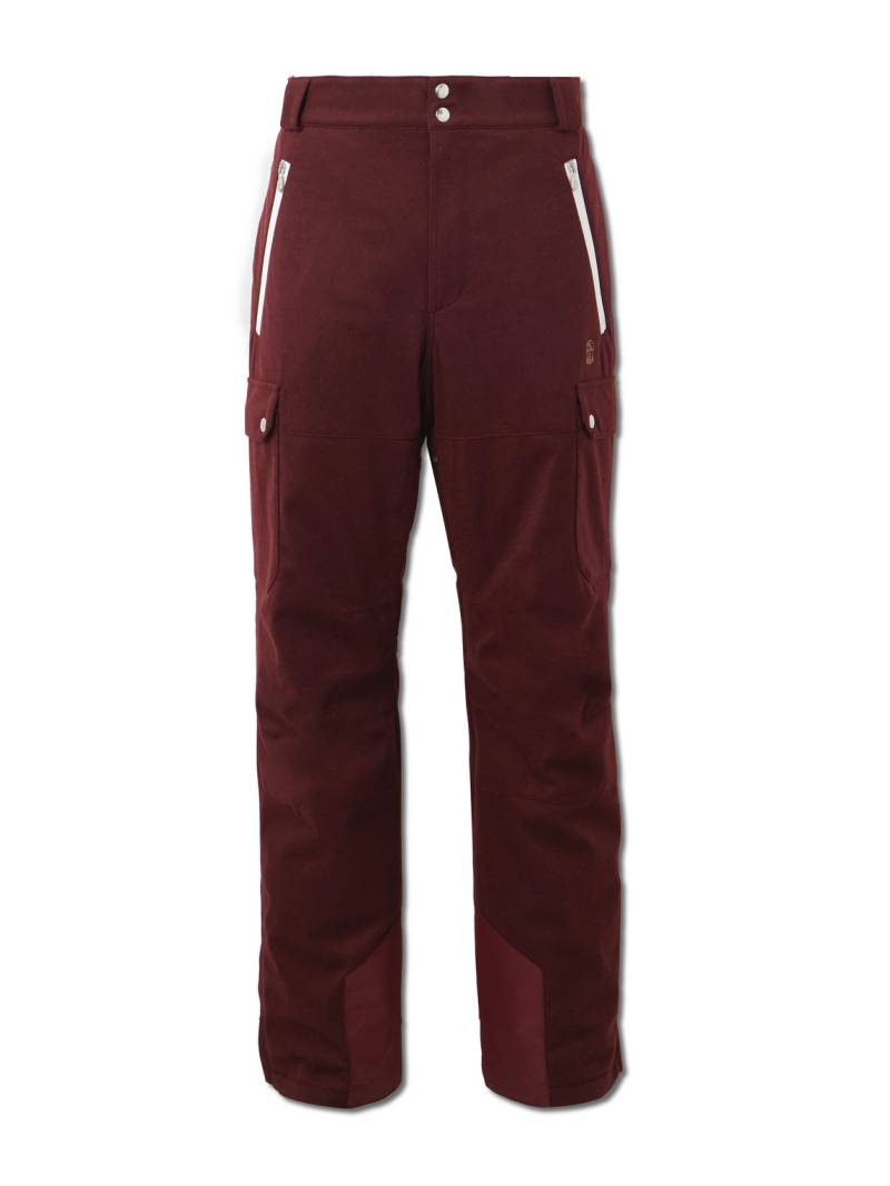 Brunello Cucinelli - Straight-Leg Shell-Trimmed Wool Ski Pants - Men - Burgundy - XL von Brunello Cucinelli