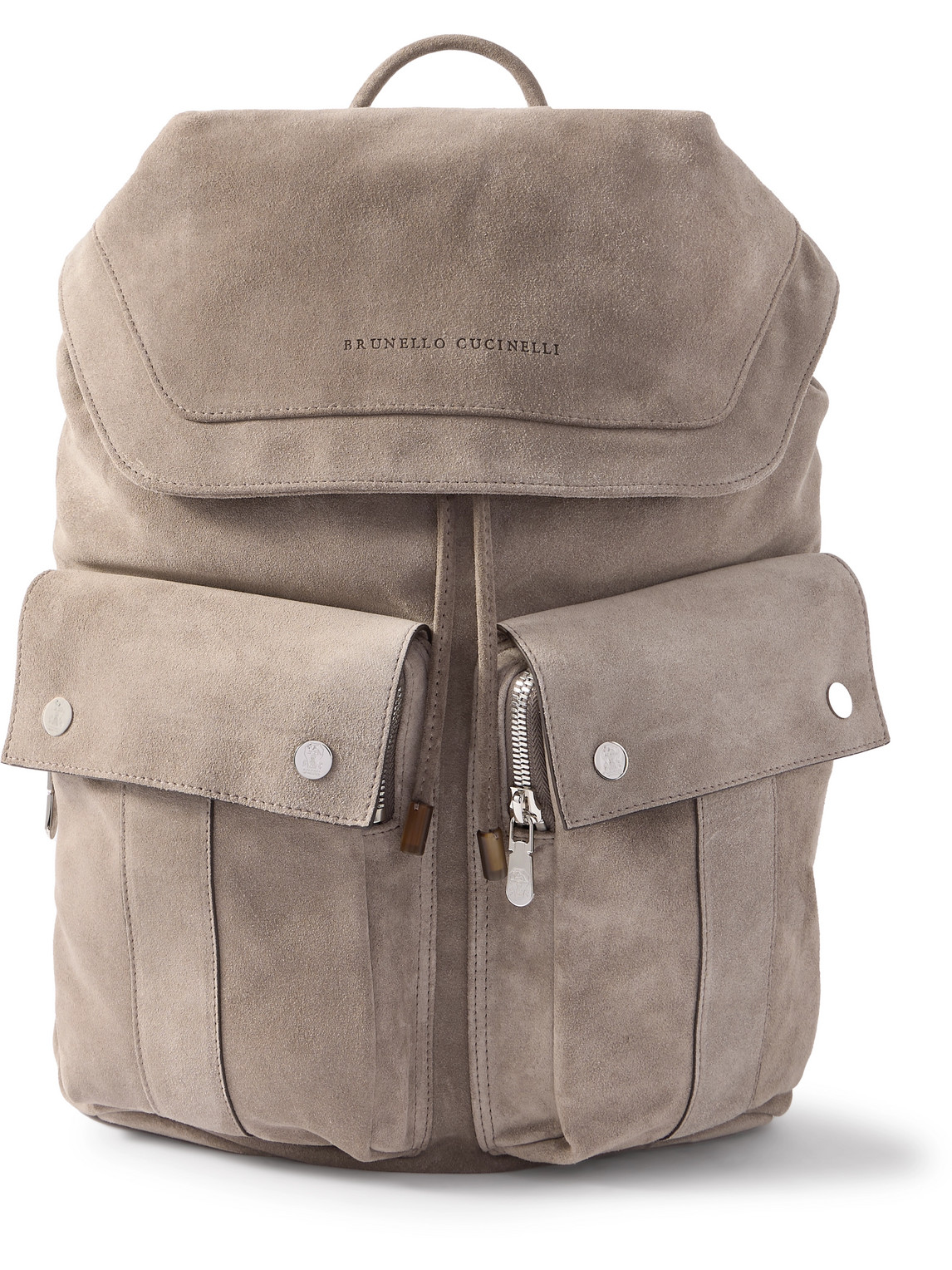 Brunello Cucinelli - Suede Backpack - Men - Gray Brunello Cucinelli - Suede Backpack - Men - Gray von Brunello Cucinelli