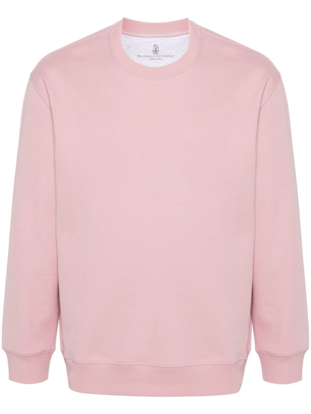 Brunello Cucinelli Sweatshirt aus Baumwolljersey - Rosa von Brunello Cucinelli