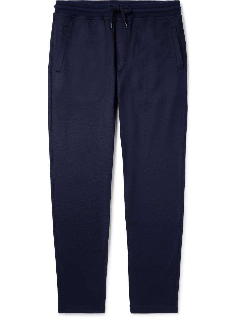 Brunello Cucinelli - Tapered Cashmere-Blend Jersey Sweatpants - Men - Blue - XXL von Brunello Cucinelli