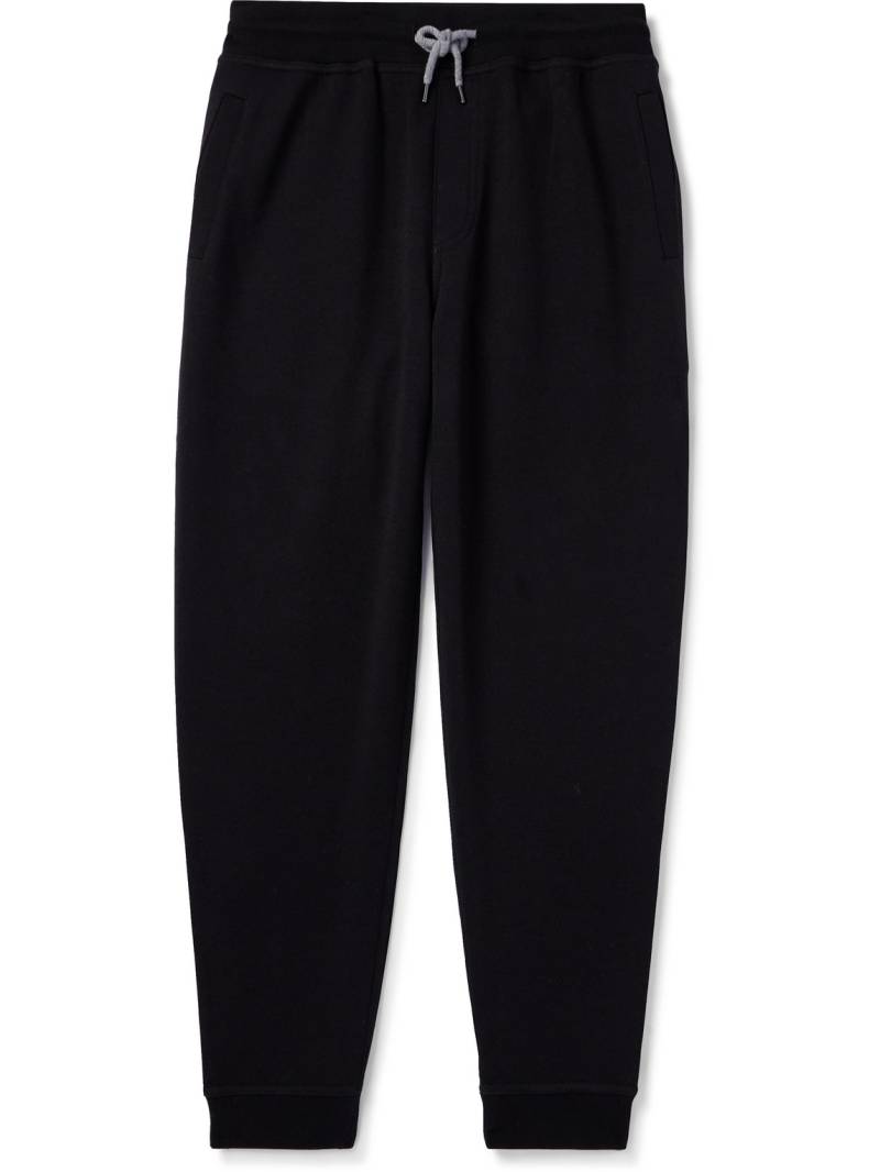 Brunello Cucinelli - Tapered Cotton-Blend Jersey Sweatpants - Men - Black - XXXL von Brunello Cucinelli