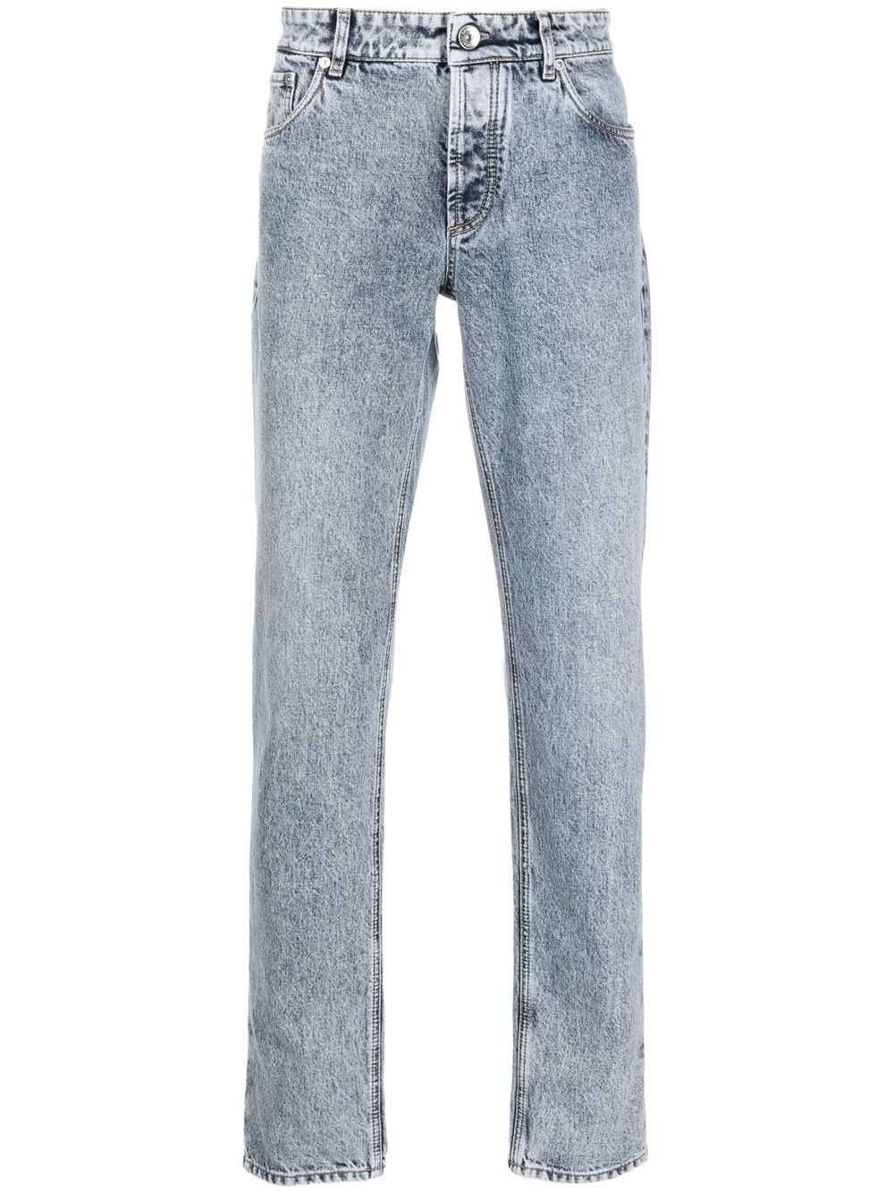 Brunello Cucinelli Tief sitzende Slim-Fit-Jeans - Blau von Brunello Cucinelli