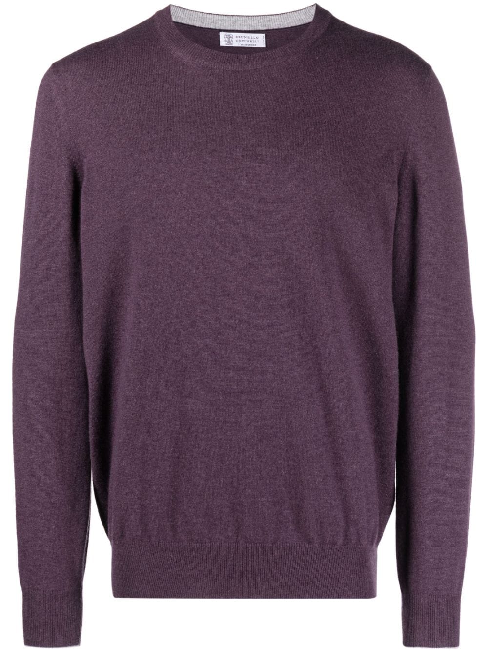 Brunello Cucinelli Kaschmirpullover mit rundem Ausschnitt - Violett von Brunello Cucinelli