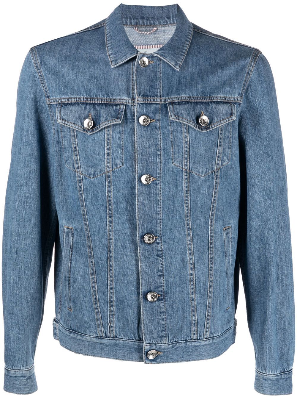 Brunello Cucinelli Klassische Jeansjacke - Blau von Brunello Cucinelli