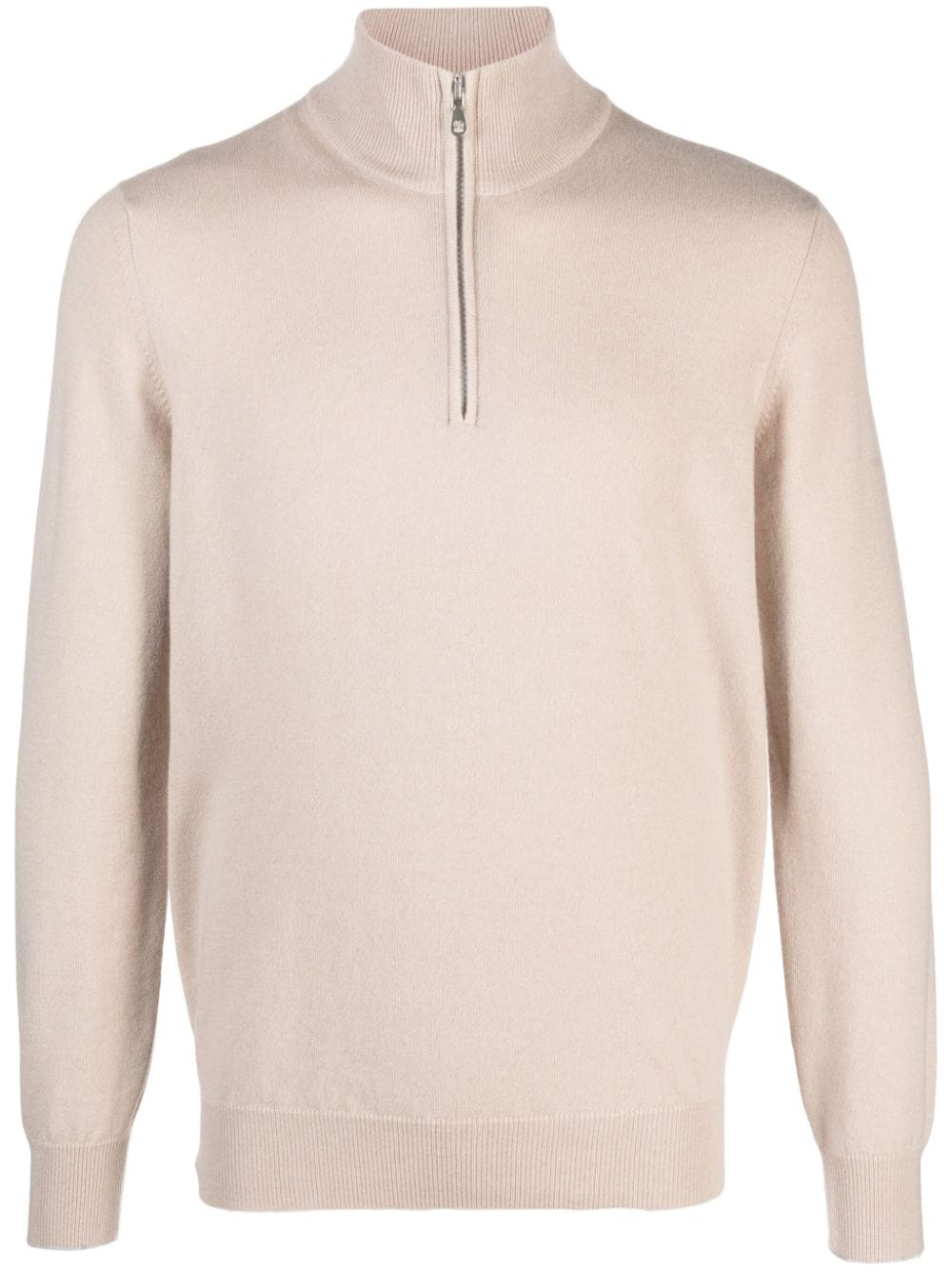 Brunello Cucinelli Kaschmirpullover mit Reißverschluss - Braun von Brunello Cucinelli