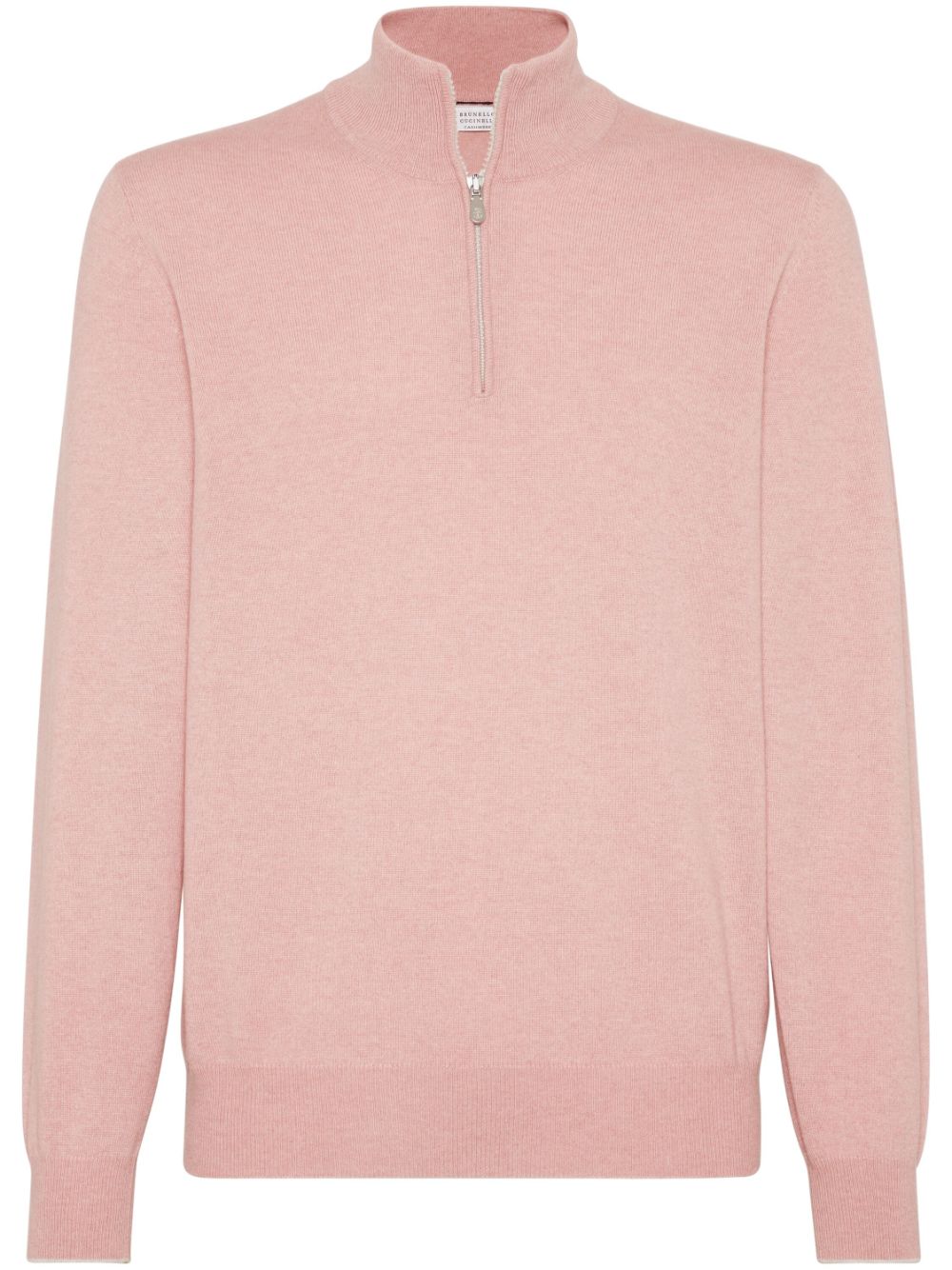 Brunello Cucinelli Kaschmirpullover mit Reißverschluss - Rosa von Brunello Cucinelli