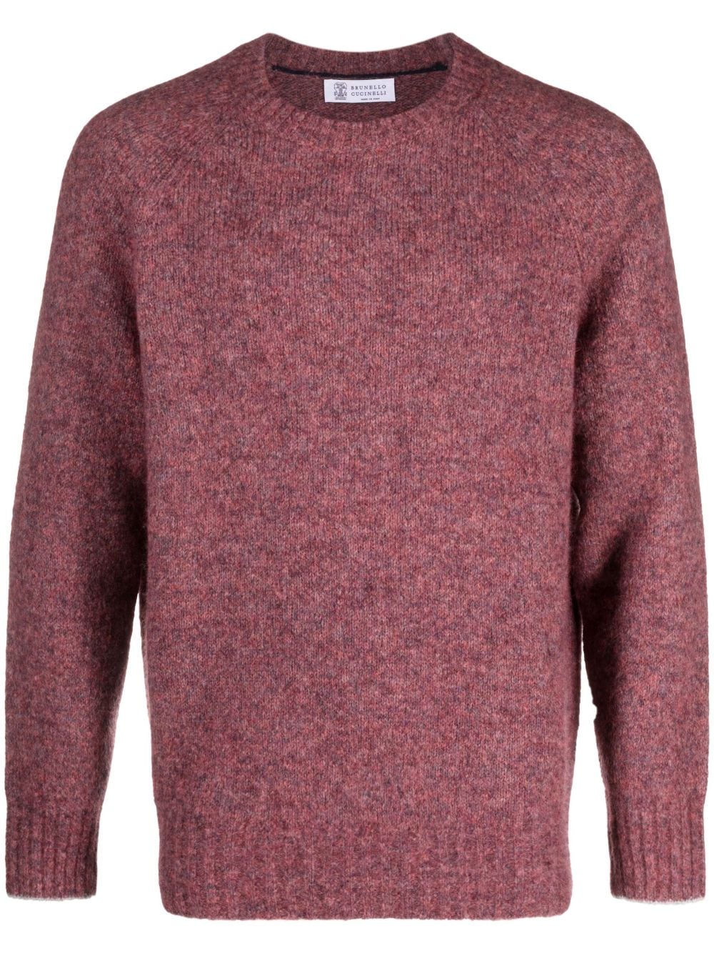 Brunello Cucinelli Melierter Pullover - Rot von Brunello Cucinelli