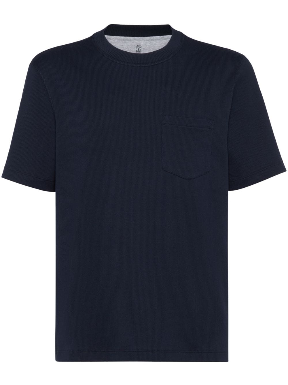 Brunello Cucinelli Geripptes T-Shirt - Blau von Brunello Cucinelli