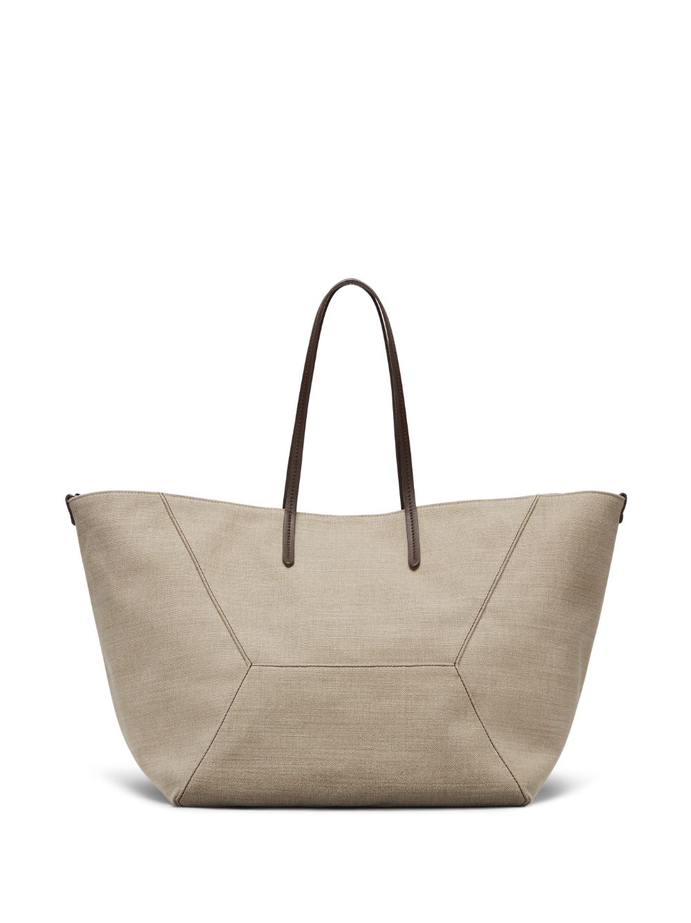 Brunello Cucinelli Handtasche mit Trapezform - Nude von Brunello Cucinelli