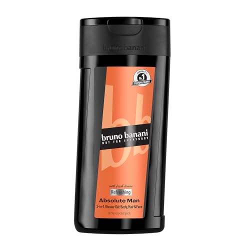 bruno banani Absolut Man Shower Gel 250ml, 2024 Version von bruno banani