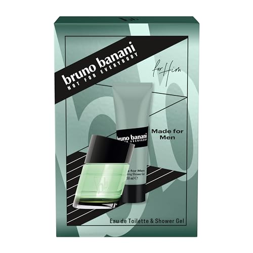 bruno banani Geschenkpackung Made for Men Eau de Toilette 30ml + Duschgel 50ml von bruno banani