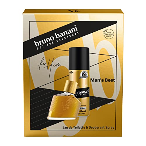bruno banani Geschenkpackung Mans Best Eau de Toilette 30ml + Deo Body Spray 50ml von bruno banani
