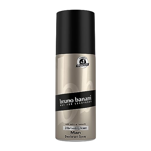 bruno banani Körperspray für Herren, 150 ml, Flüssigkeit, Lavendel von bruno banani