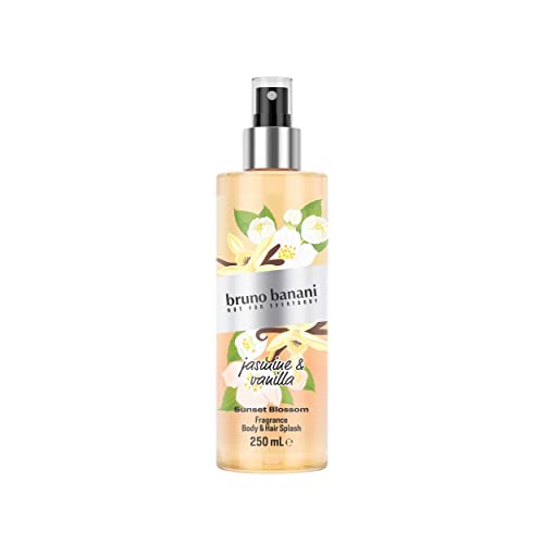 bruno banani Sunset Blossom Body Splash, lebhaft sommerliches Körperspray für Damen, 250ml von bruno banani