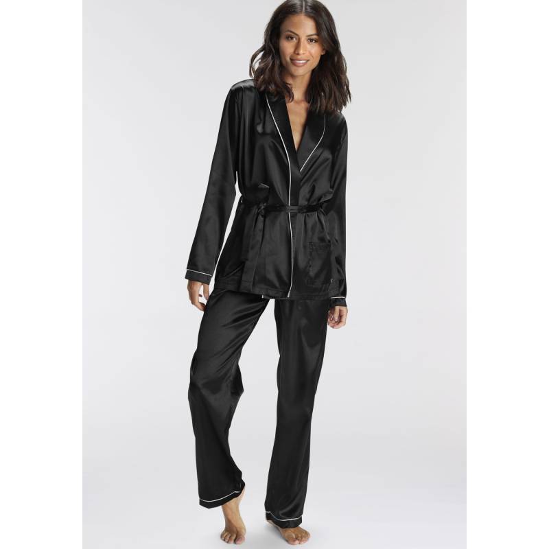 BRUNO BANANI Damen Pyjama schwarz Gr.32 von Bruno Banani