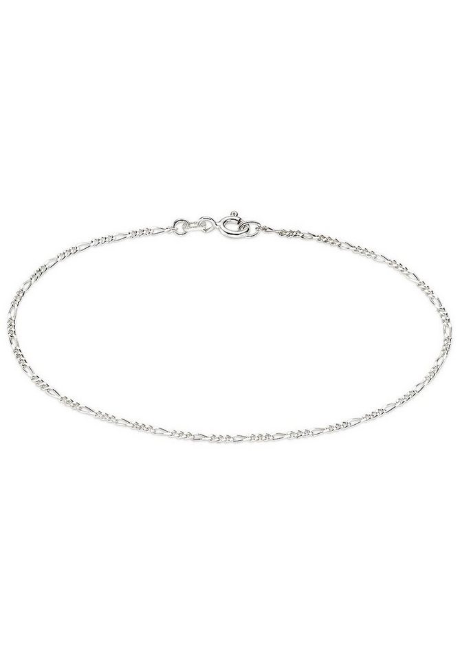 Bruno Banani Armband Schmuck Geschenk Silber 925 Armschmuck Armkette Figarokette, Made in Germany von Bruno Banani