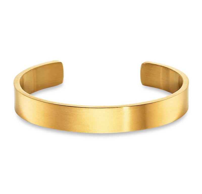 Bruno Banani Armspange Schmuck Geschenk Edelstahlarmspange gelbgoldfarben von Bruno Banani