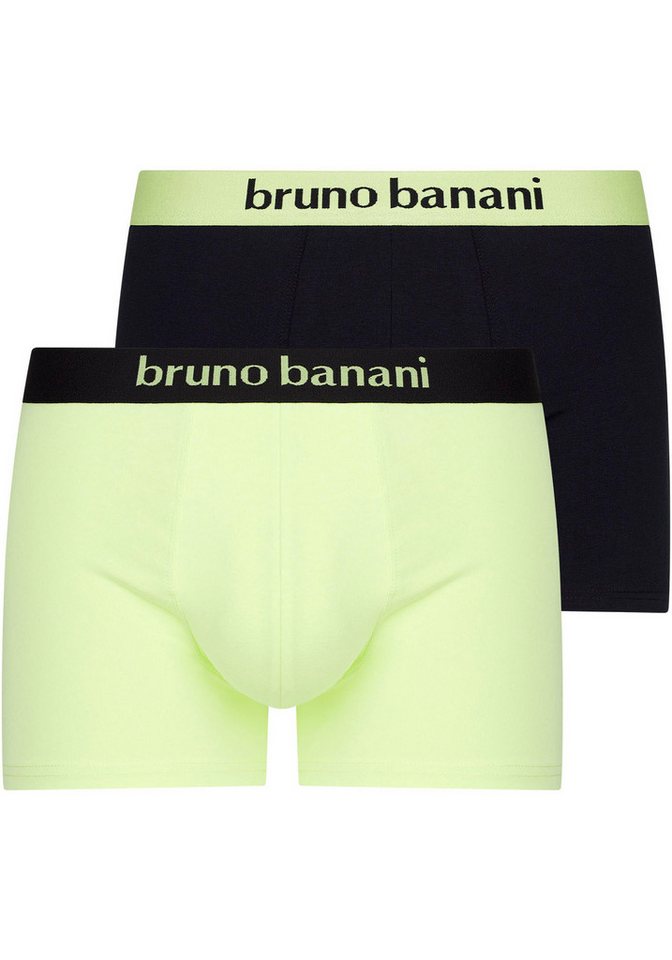 Bruno Banani Boxer (2er Pack) mit kontrastreichem Logobund von Bruno Banani