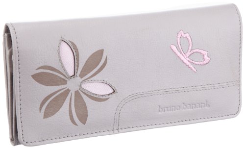 Bruno Banani Butterfly_1 W 320.824, Damen Portemonnaies, Grau (grey), 19x10x3 cm (B x H x T) von bruno banani