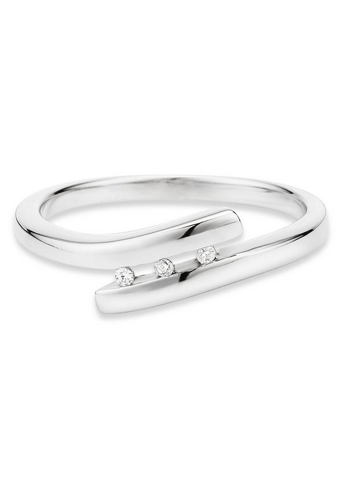 Bruno Banani Fingerring Schmuck Geschenk Silber 925 Damenring, mit Zirkonia (synth) von Bruno Banani