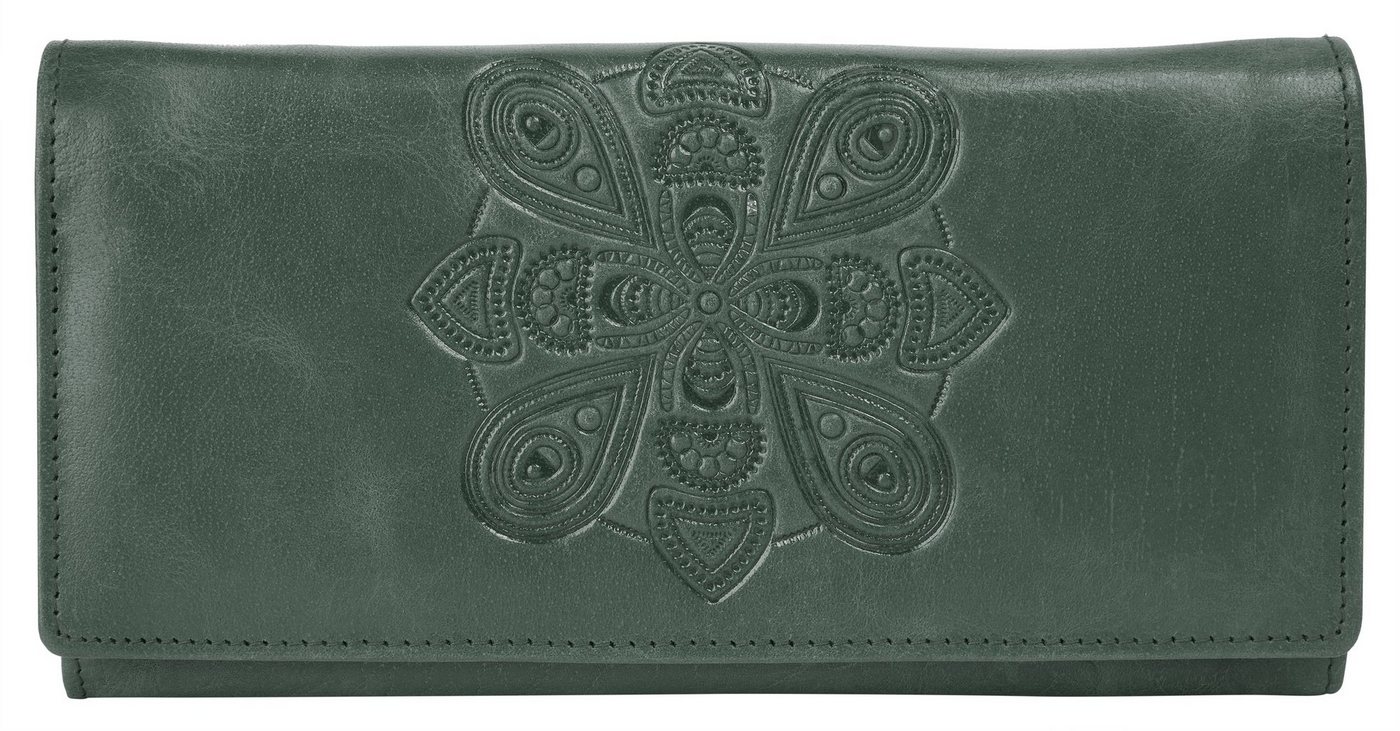 Bruno Banani Geldbörse Mandala, echt Leder von Bruno Banani