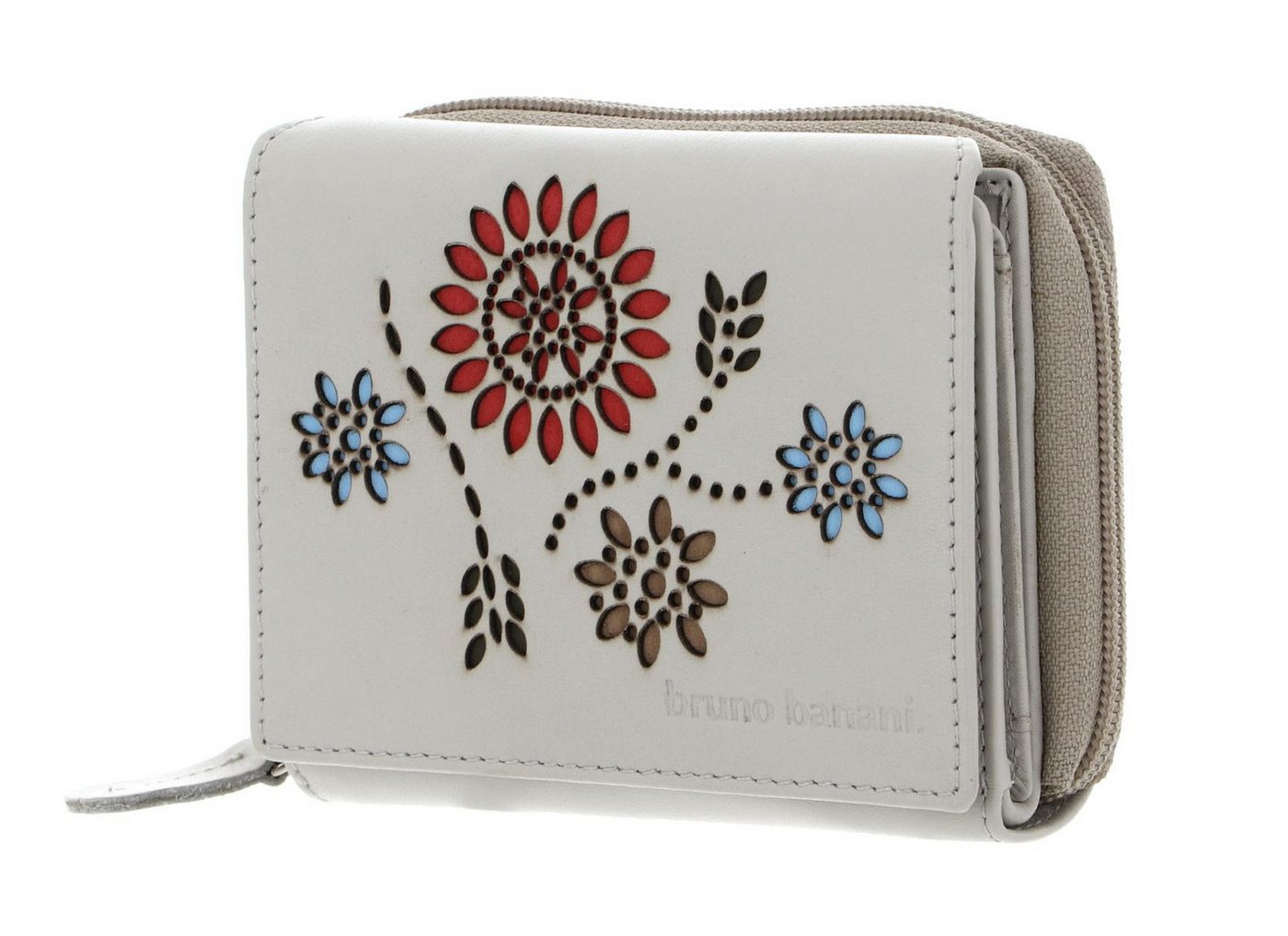 Bruno Banani Geldbörse Zip Wallet With Flap, aus echtem Leder von Bruno Banani