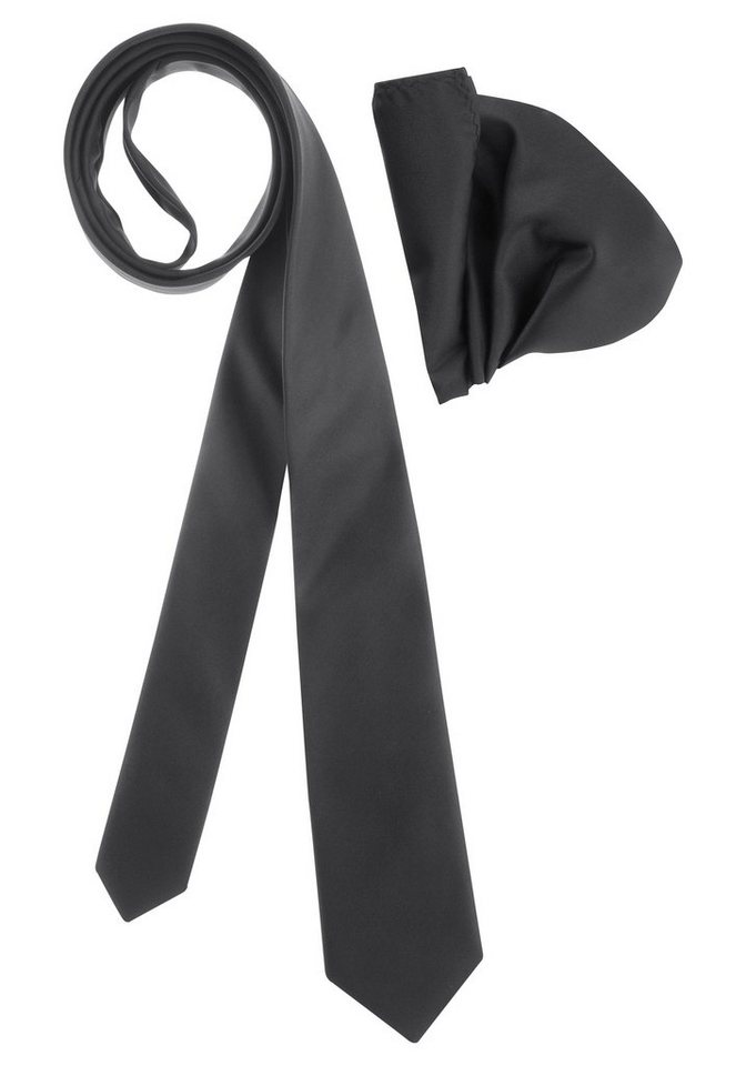 Bruno Banani Krawatte (Set, 2-St., mit Einstecktuch) inklusive Einstecktuch von Bruno Banani