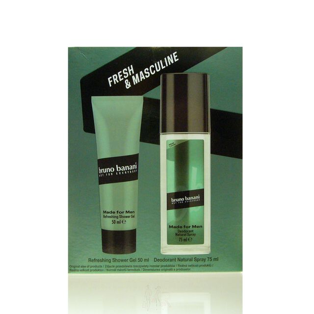 Bruno Banani Made For Men SET - DS 75 ml + SG 150 ml von Bruno Banani