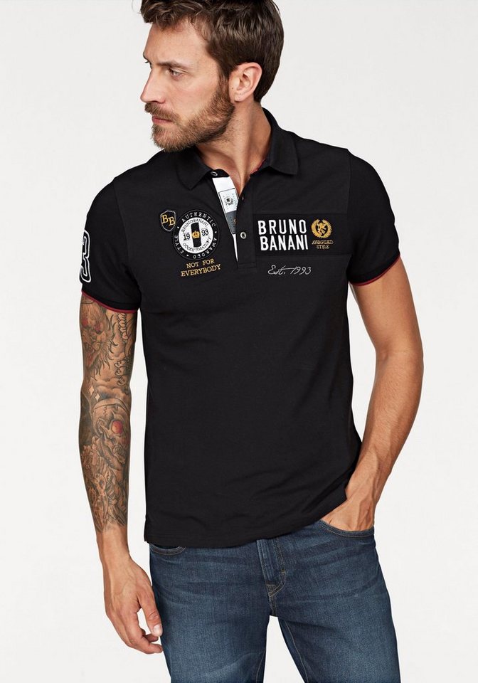 Bruno Banani Poloshirt Piqué Qualität von Bruno Banani