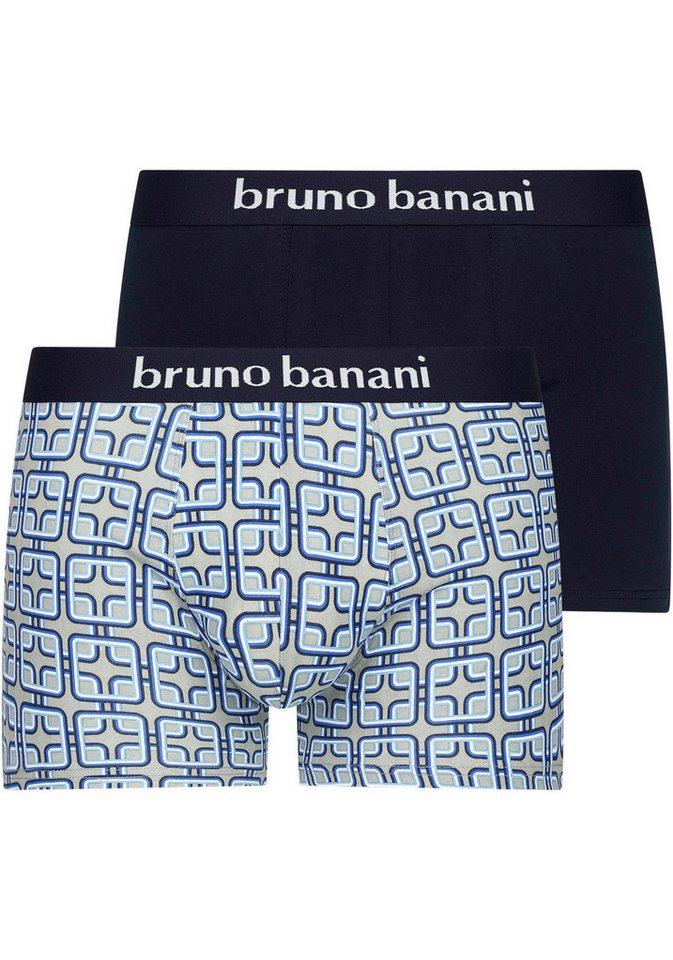 Bruno Banani Retro Pants Board Game (2er Pack) mit auffälliger Musterung von Bruno Banani