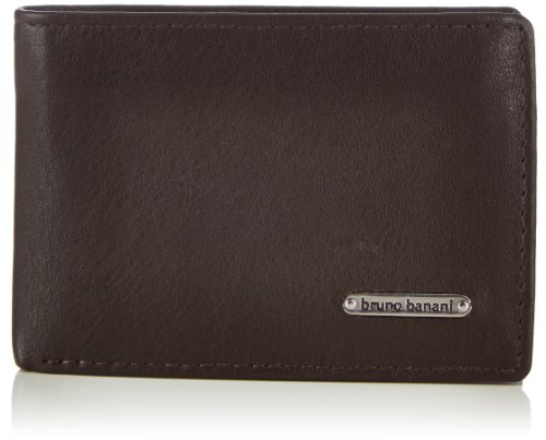 Bruno Banani Scheintasche Querformat Mini W 320.1239 Herren Geldbörsen 10x7x2 cm (B x H x T), Braun (braun) von bruno banani