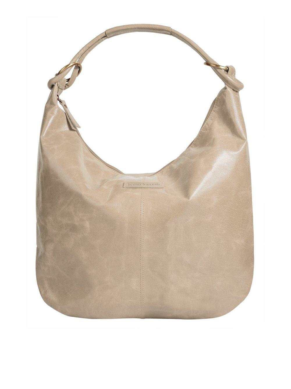 Bruno Banani Shopper Damen Leder, beige von Bruno Banani