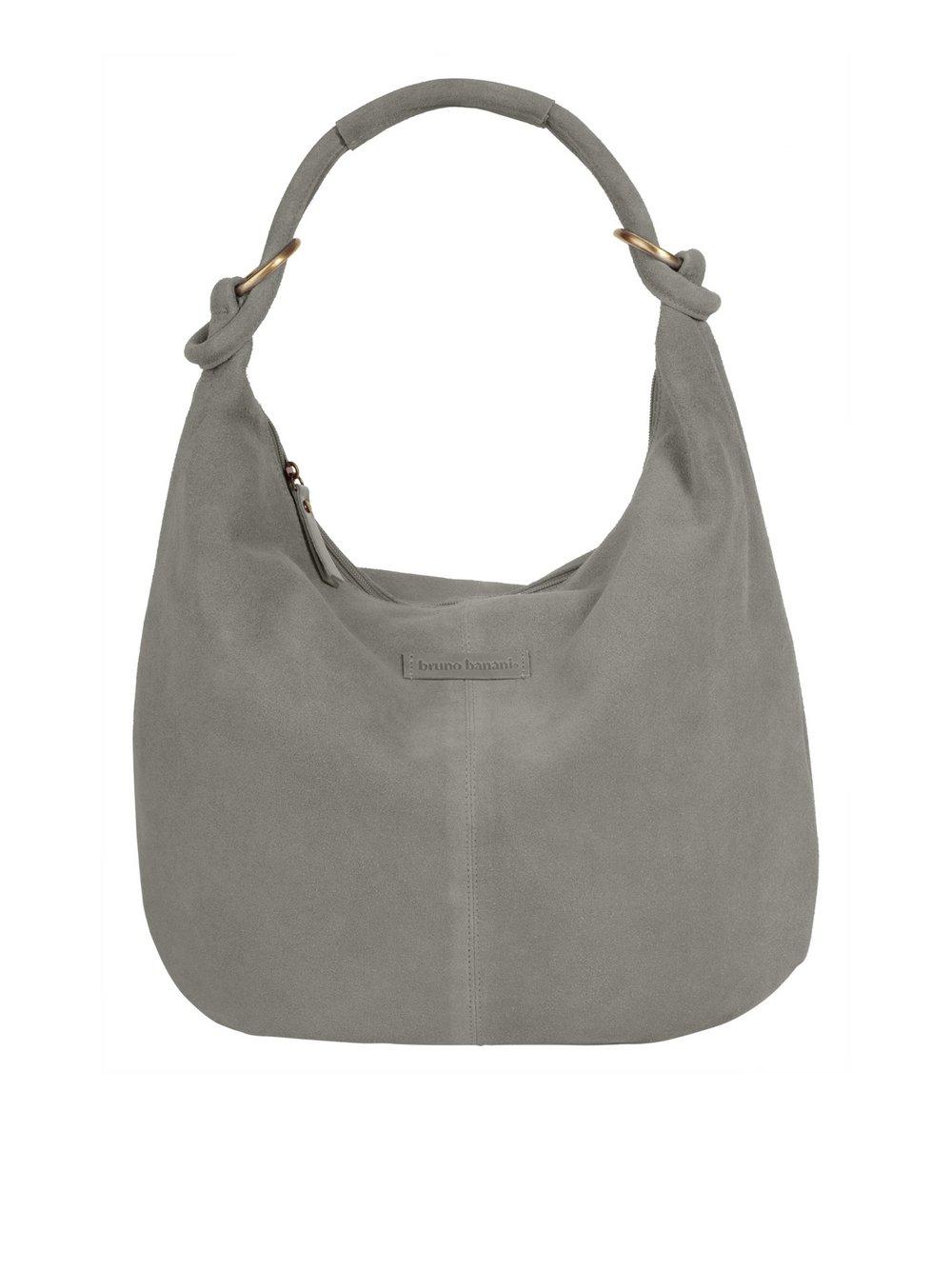 Bruno Banani Shopper Damen Leder, grau von Bruno Banani