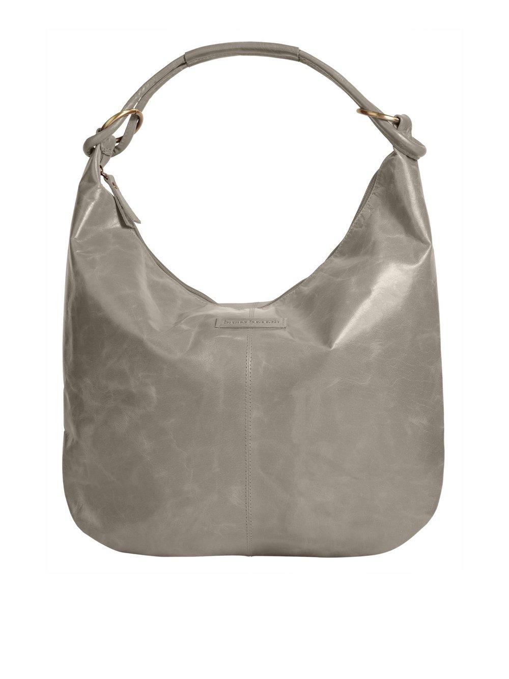 Bruno Banani Shopper Damen Leder, grau von Bruno Banani